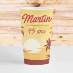 gobelet personnalise plage cocktail retraite anniversaire collegue vacances