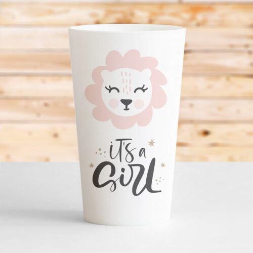 gobelet-personnalise-naissance-annonce-fille-lion-bebe-mignon-rose