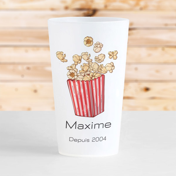 gobelet cinema et pop corn