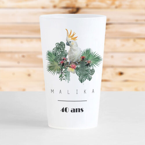 gobelet perroquet fete anniversaire