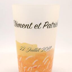 gobelet mariage campagne / champs
