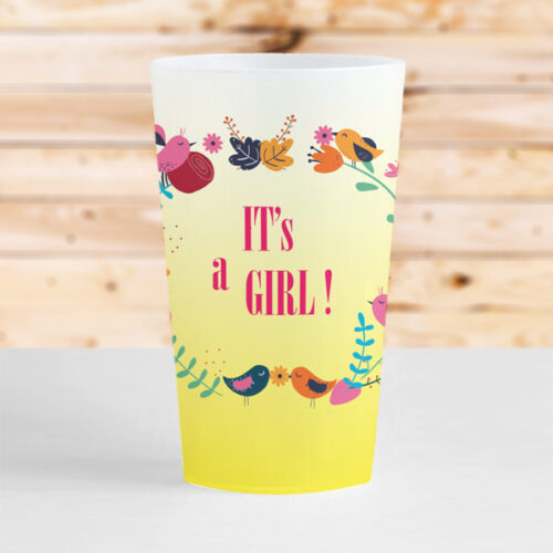 gobelet baby shower naissance it's a girl