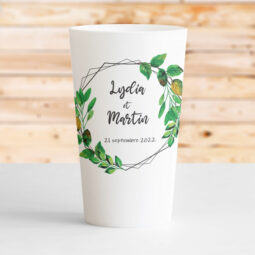 gobelet réutilisable feuilles